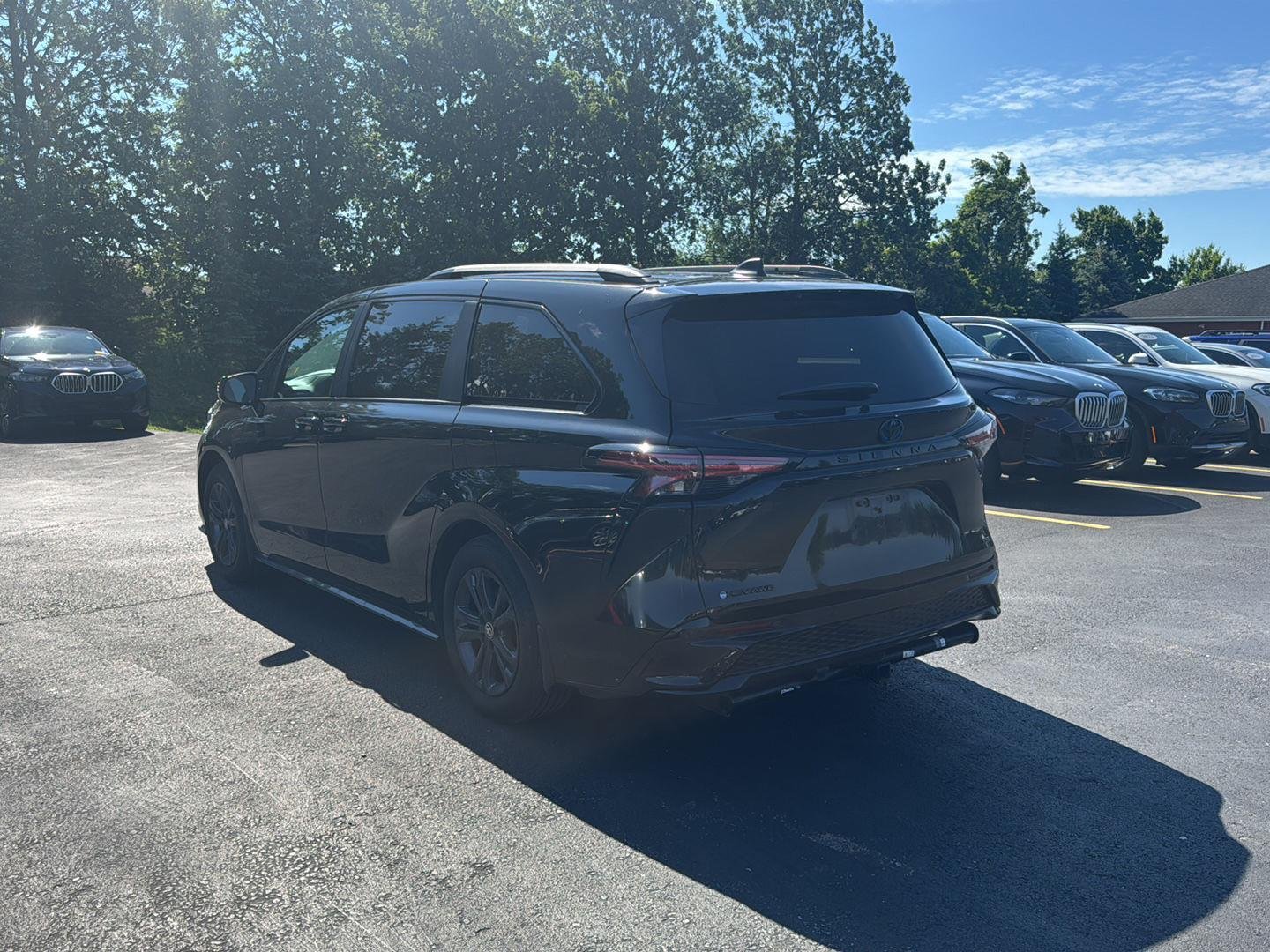 Used 2025 Midnight Black Metallic Toyota XSE image 5