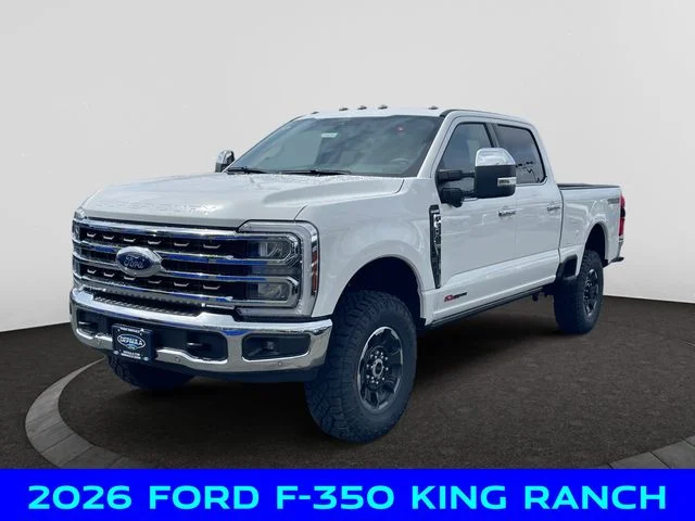 New 2026 White Ford King Ranch image 1