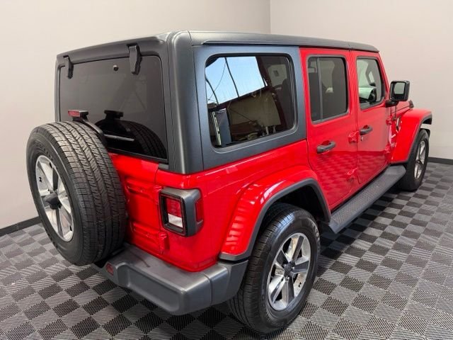 Certified Used 2020 Firecracker Red Clearcoat Jeep Unlimited Sahara image 8
