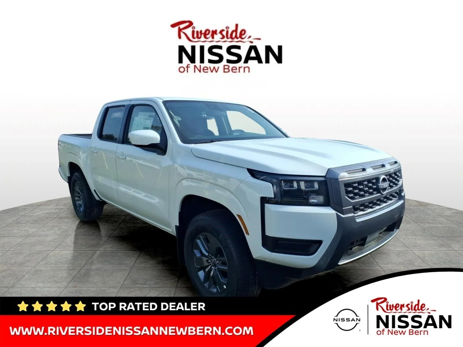 New 2026 Glacier White Nissan Crew Cab SV image 1