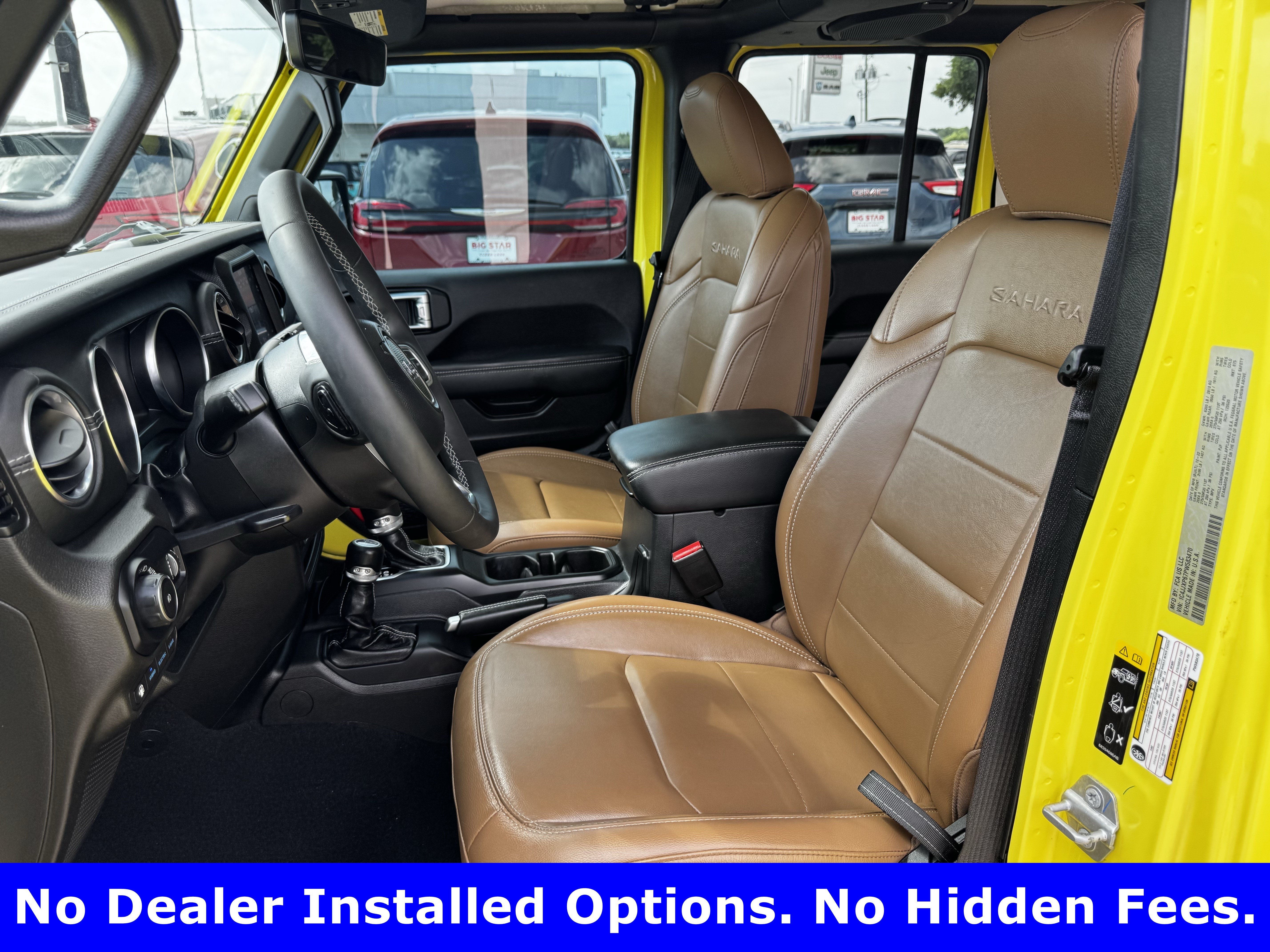 Used 2023 High Velocity Clearcoat Jeep Sahara image 26