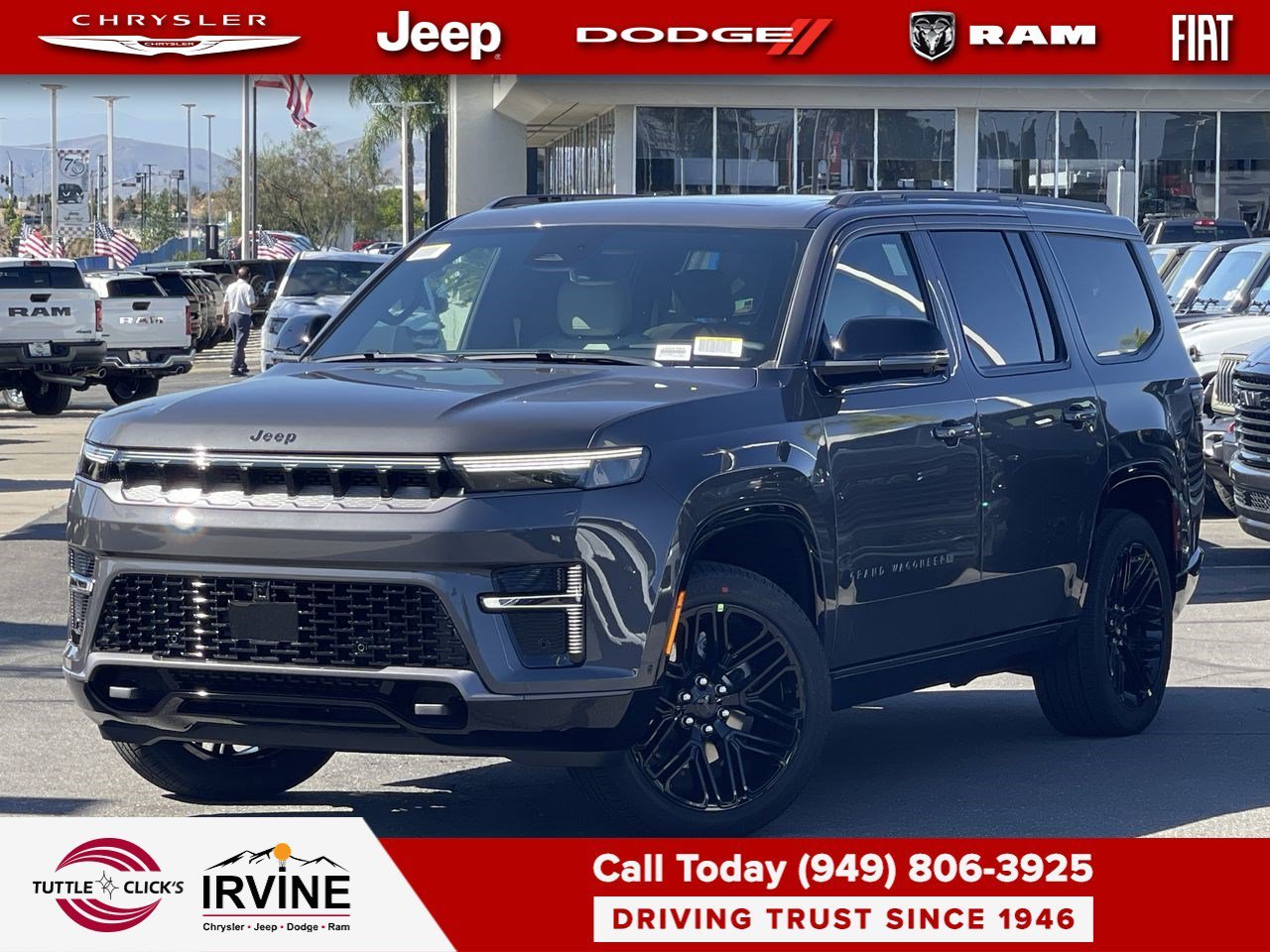 New 2026 Baltic-Gray Metallic Clear-Coat Exterior Paint Jeep Limited Reserve image 1