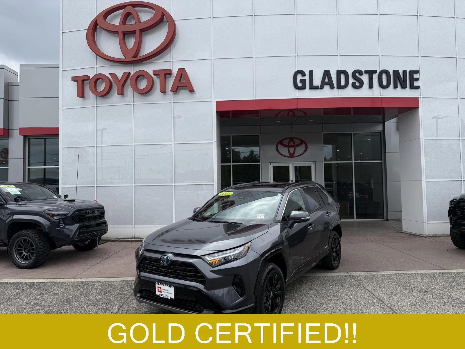 Used 2023 Magnetic Gray Metallic Toyota Hybrid SE image 1