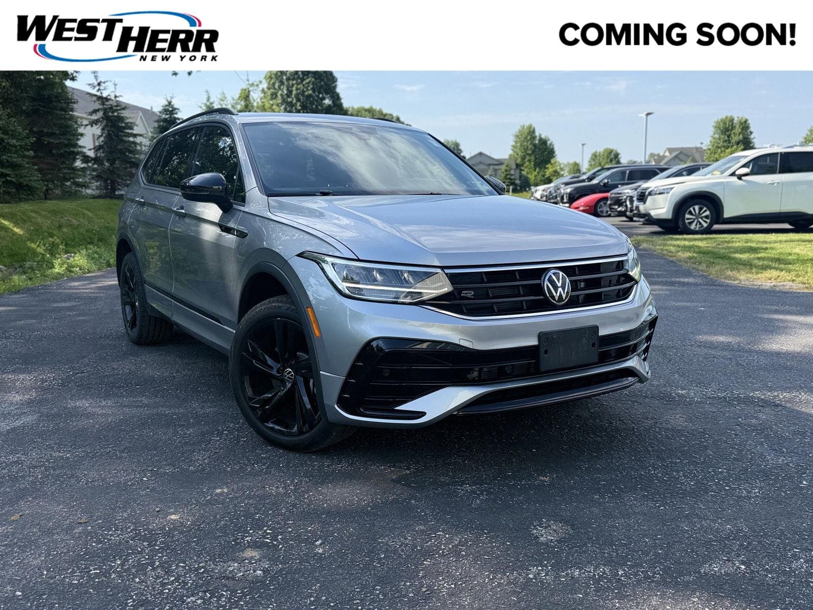 Used 2024 Pyrite Silver Metallic Volkswagen SE R-Line Black image 1