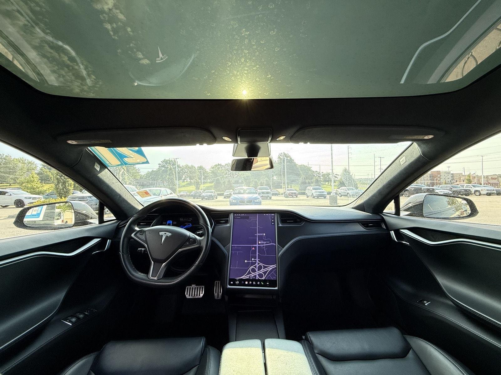 Used 2021 Solid Black Tesla Performance image 23