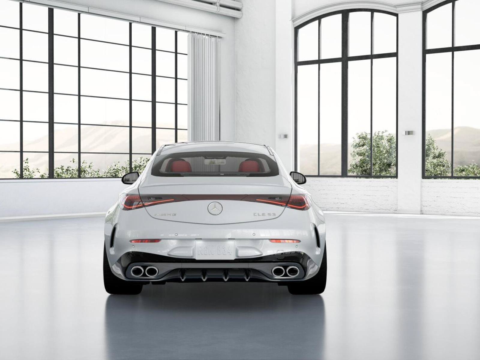 New 2027 MANUFAKTUR Moonlight White Metallic Mercedes-Benz AMG® CLE 53 4MATIC+ Coupe image 11