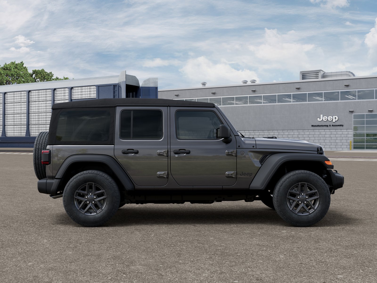 New 2026 Granite Crystal Metallic Clear-Coat Exterior Paint Jeep Sport S image 12