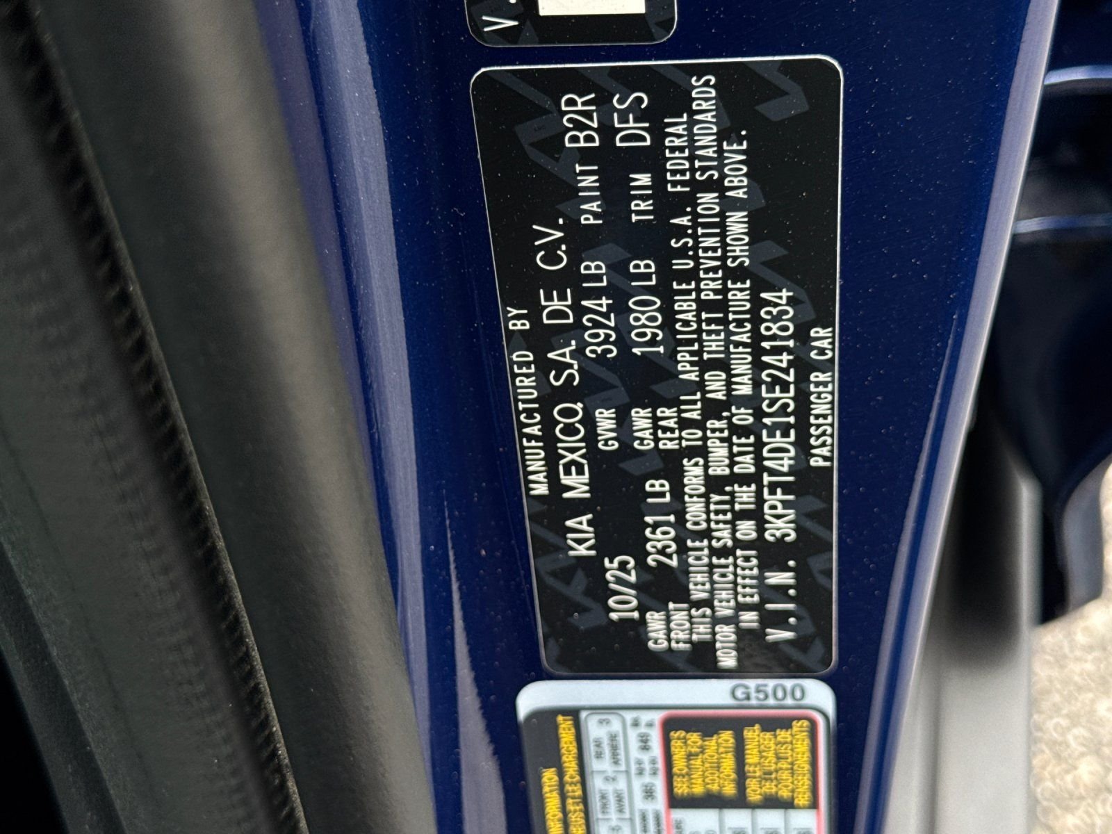 Certified Used 2025 Blue Kia LXS image 26
