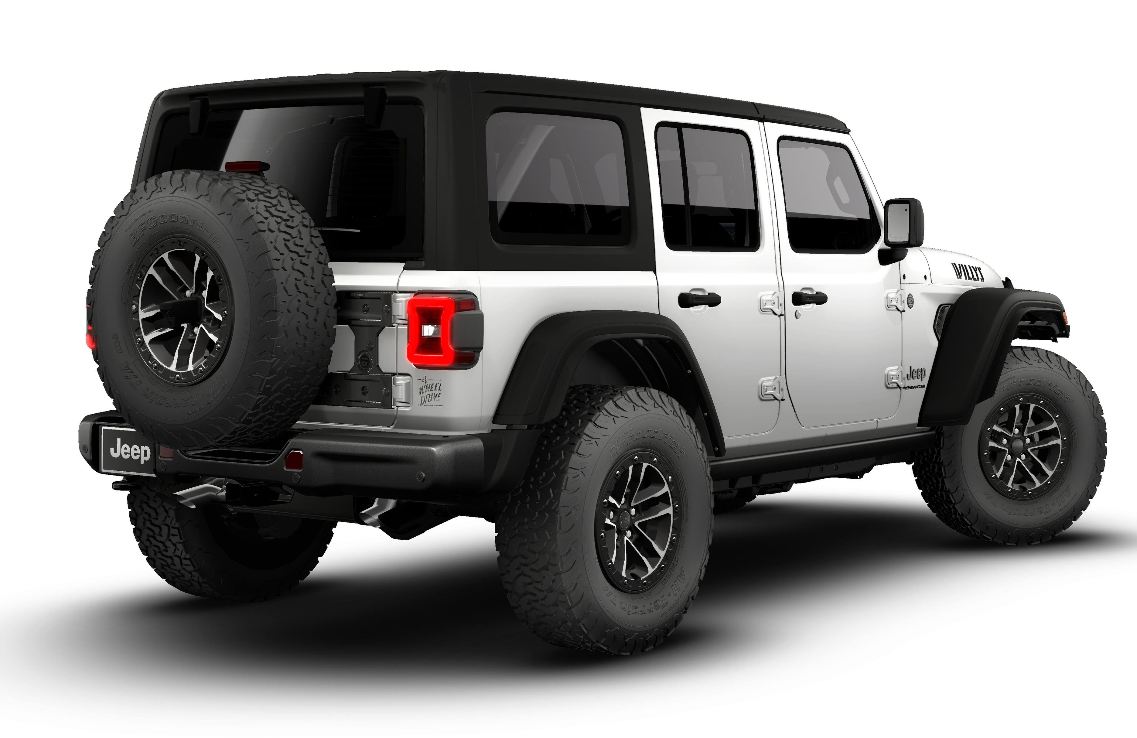 New 2026 Bright White Clear-Coat Exterior Paint Jeep Moab 392 image 2