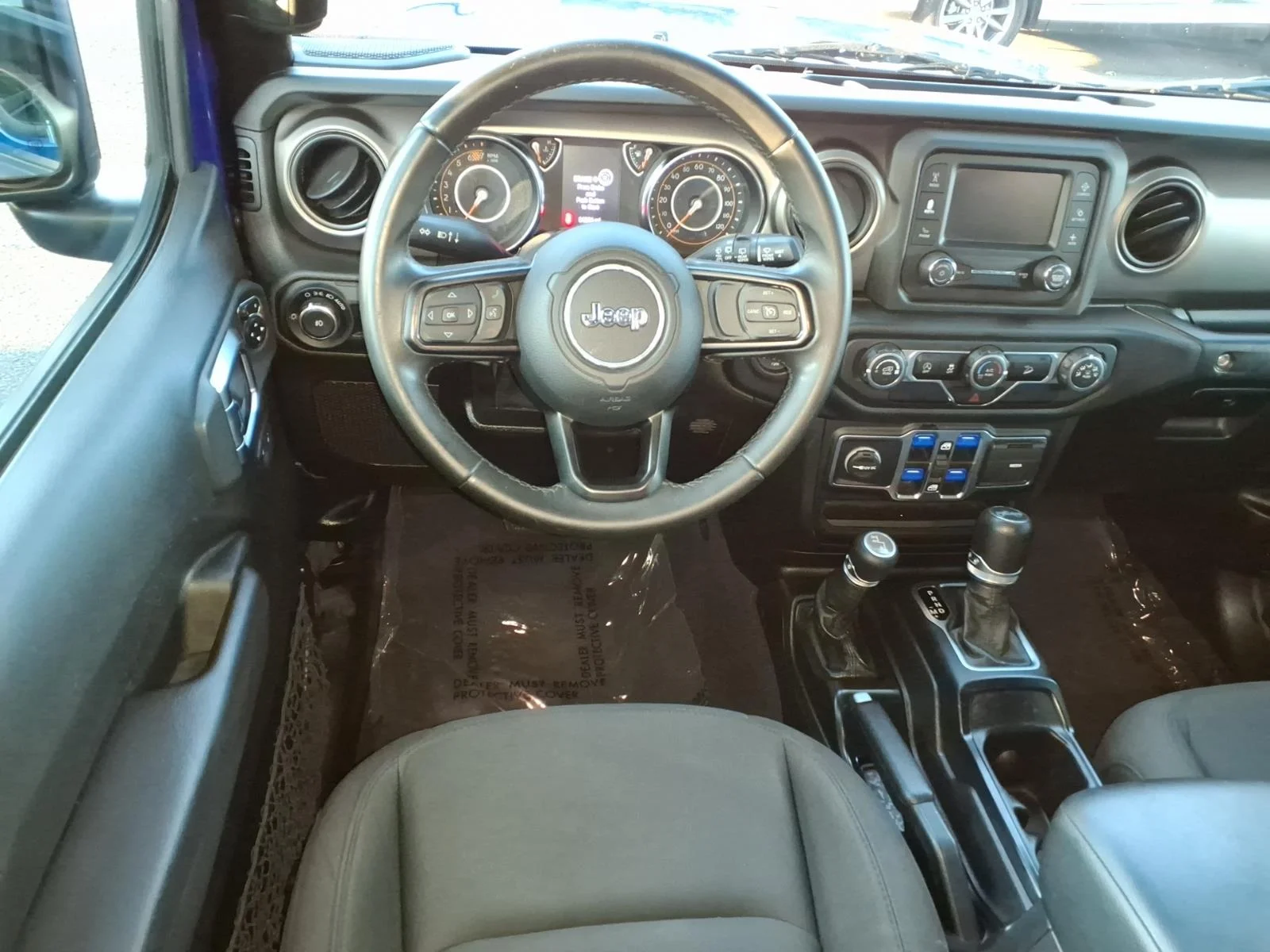 Used 2020 Ocean Blue Metallic Clear Coat Jeep Sport S image 7