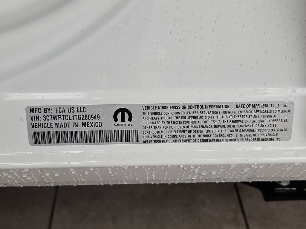 New 2026 Bright White Clearcoat RAM Tradesman image 32