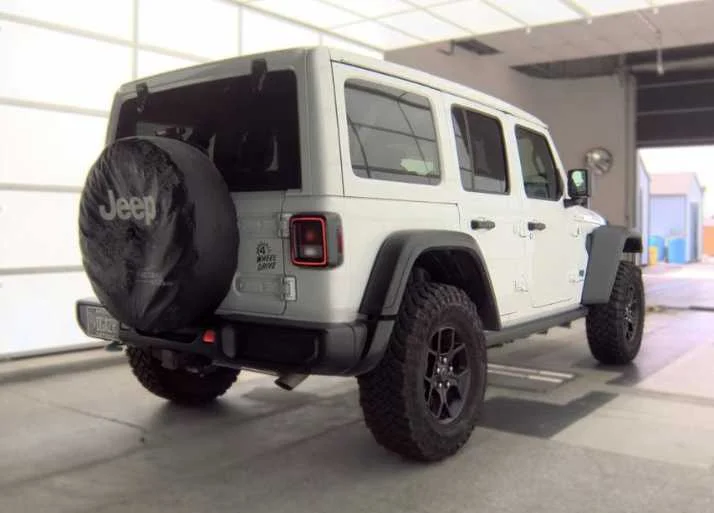 Used 2024 Bright White Clearcoat Jeep Willys image 5