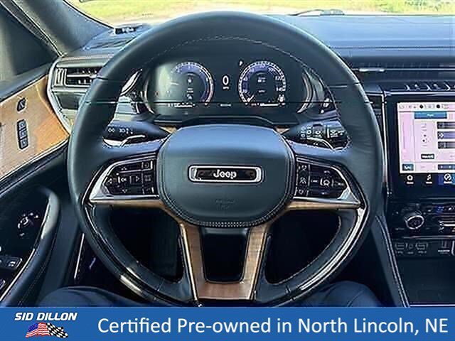 Certified Used 2022 Bright White Clearcoat Jeep Summit Reserve image 12