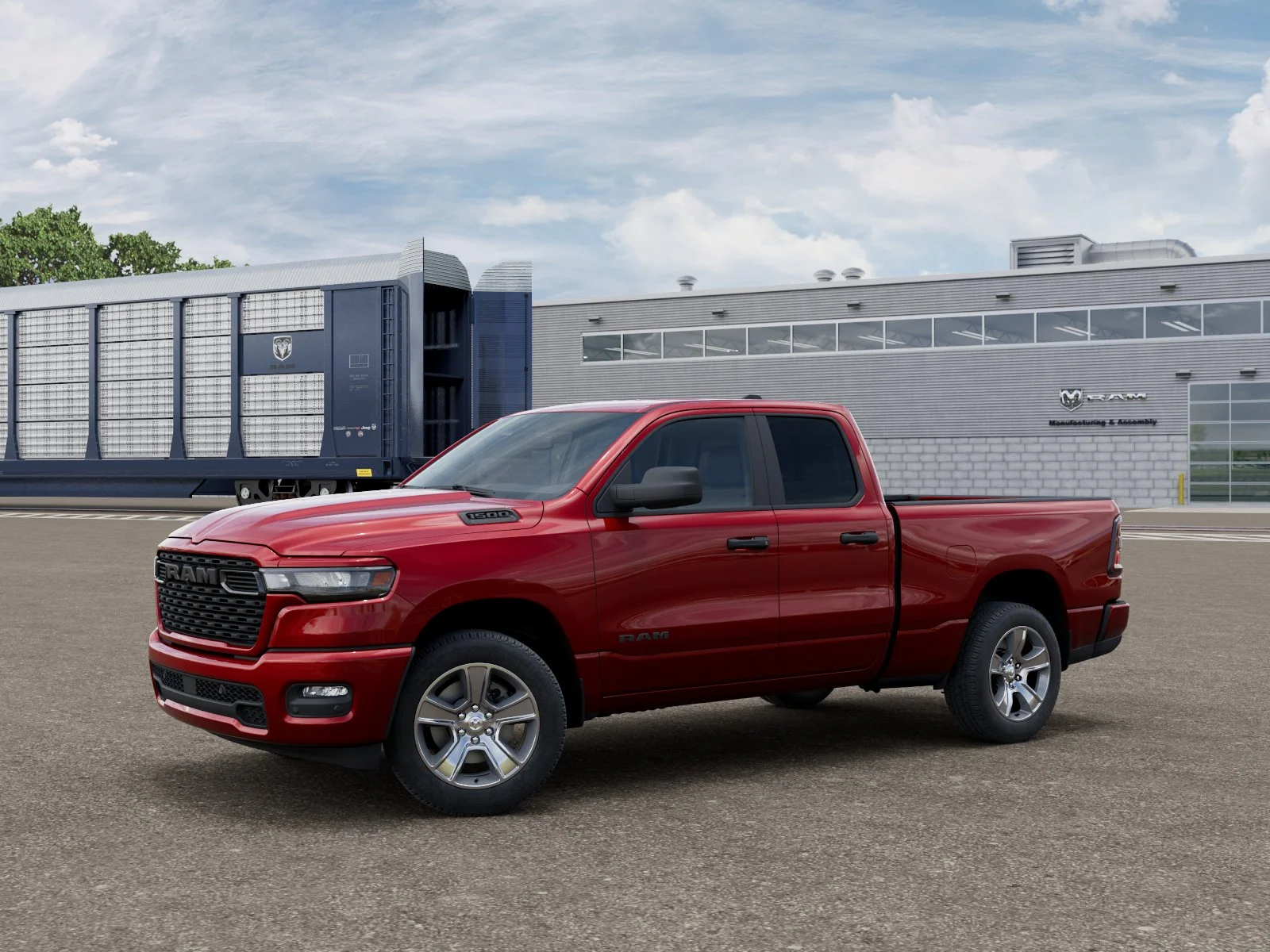 New 2026 Molten Red Pearlcoat RAM Express image 2