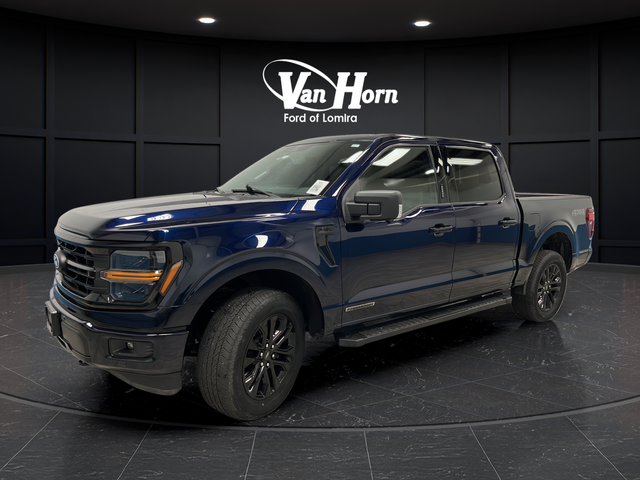 Used 2024 Antimatter Blue Metallic Ford XLT image 3