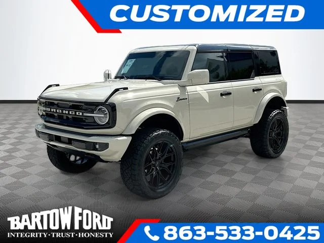 New 2026 Desert Sand Ford Outer Banks / LIFTED WHEELS & TIRES image 1