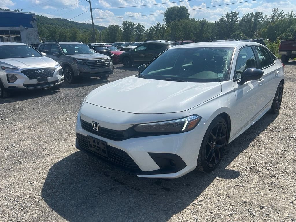 Used 2023 Platinum White Pearl Honda Sport image 1