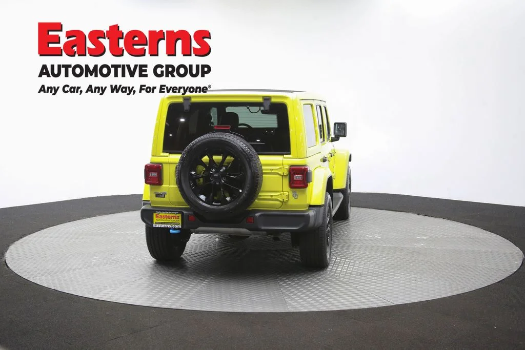 Used 2022 Yellow Jeep Unlimited Sahara 4xe image 39