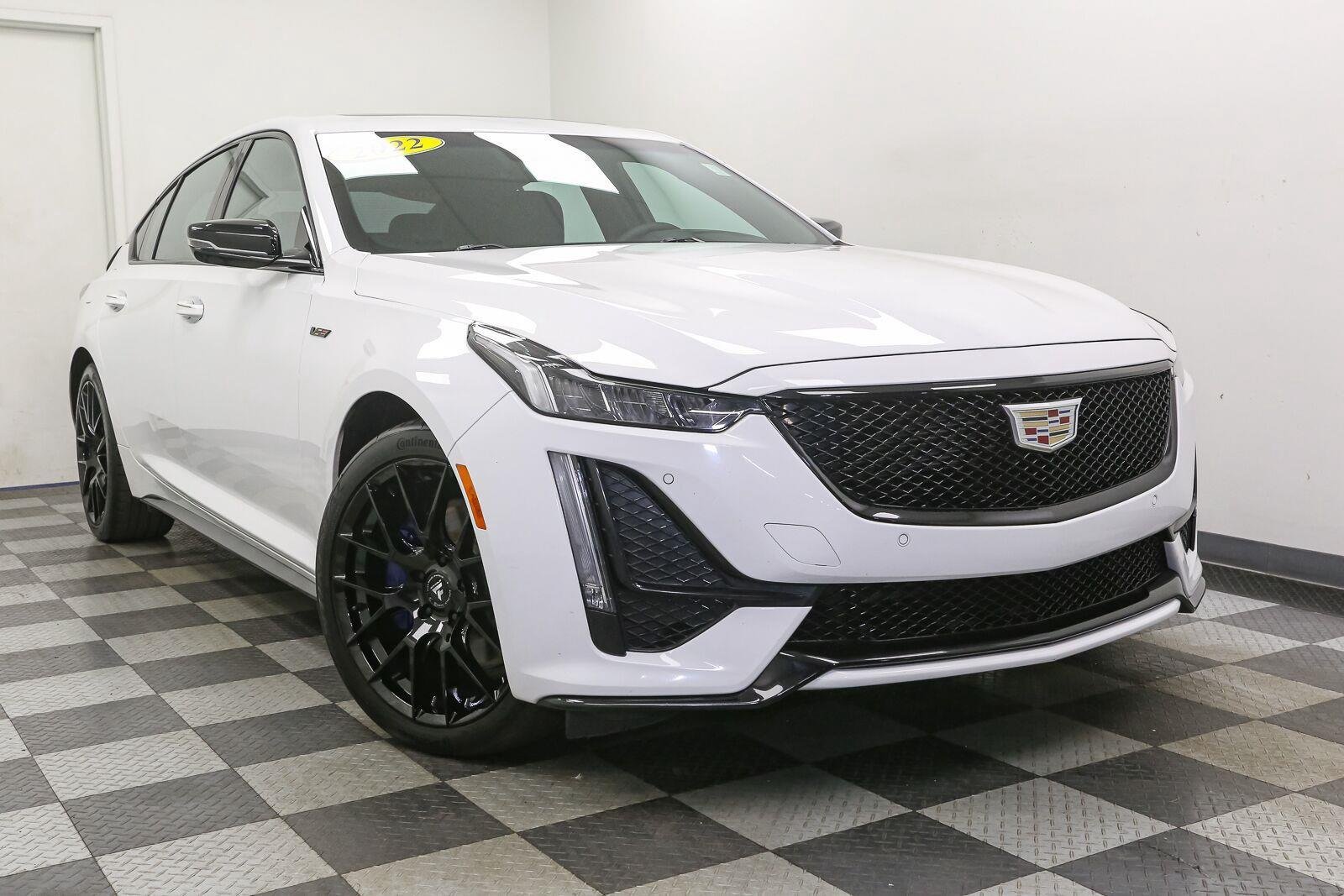 Used 2022 Summit White Cadillac VSERIES image 2