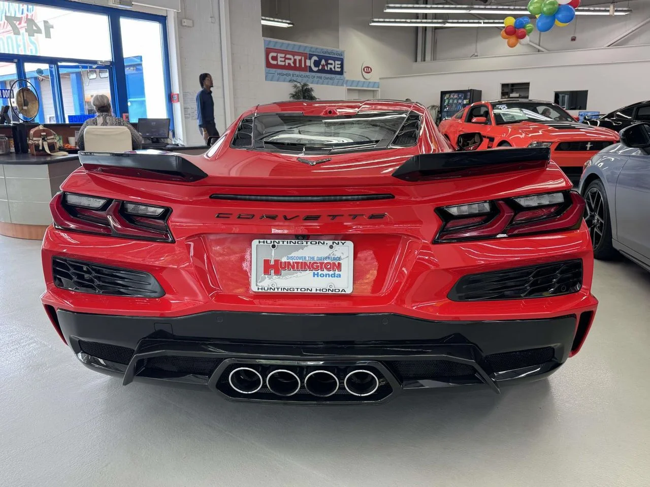 Used 2023 Torch Red Chevrolet RWD Coupe 3LZ image 7