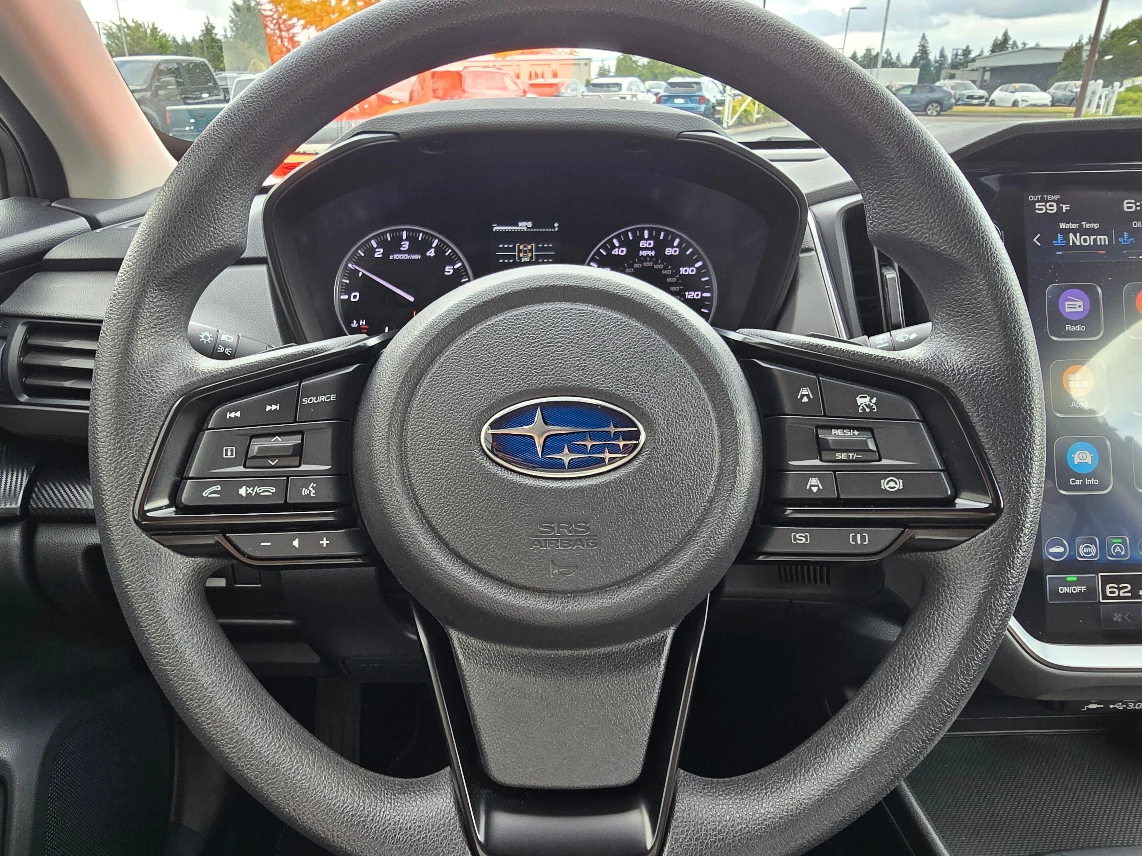 Used 2024 Crystal Black Silica Subaru Premium image 15