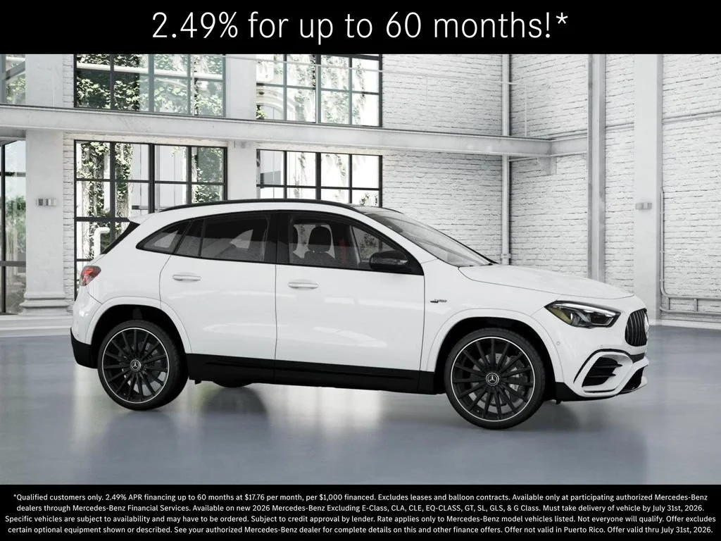 New 2026 Polar White Mercedes-Benz AMG® GLA 35 4MATIC SUV image 56