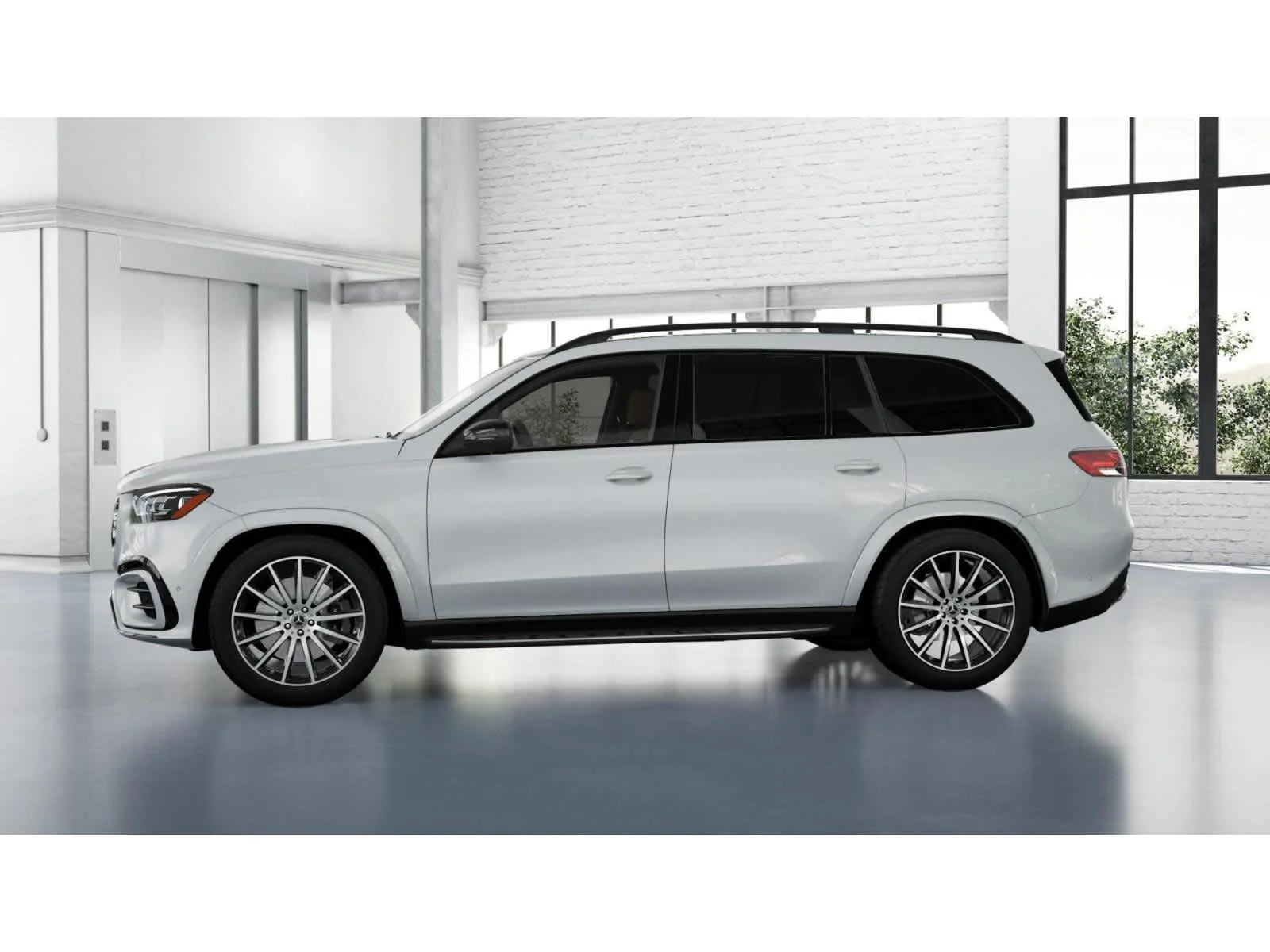 Used 2024 MANUFAKTUR Moonlight White Metallic Mercedes-Benz GLS 450 image 34