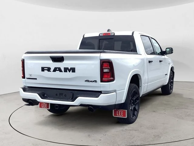 New 2026 Bright White Clearcoat Ram LARAMIE CREW CAB 4X4 5