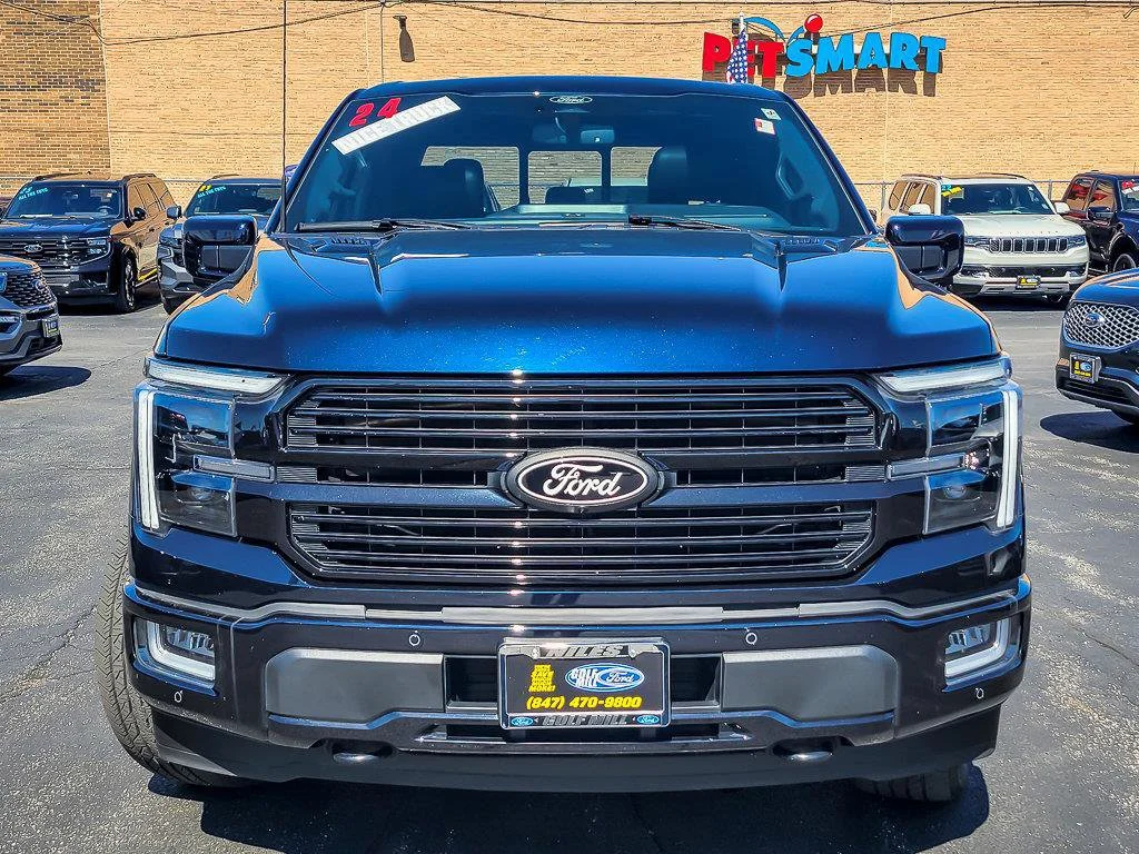 Used 2024 Blue Metallic Ford Platinum image 4