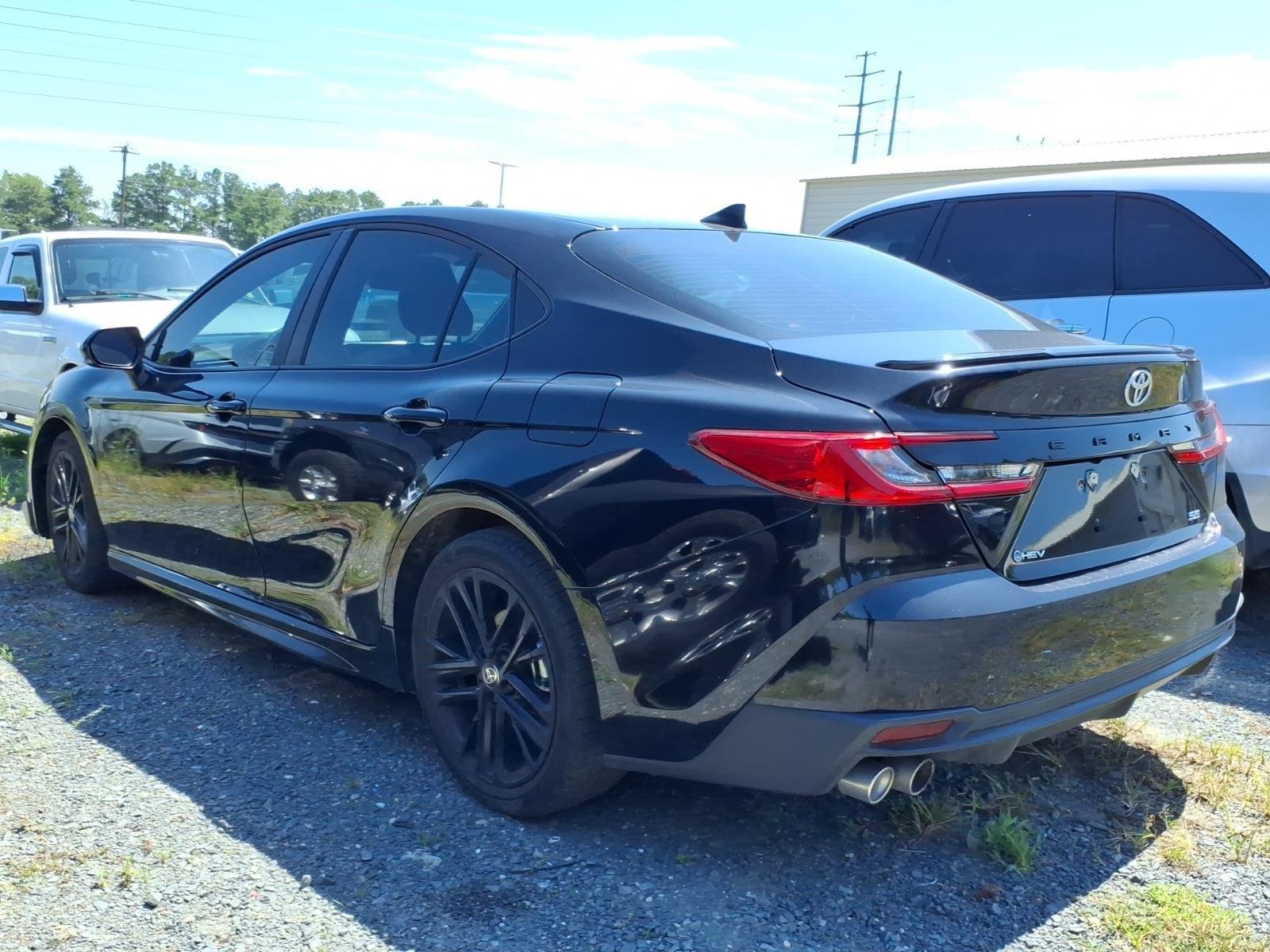 Used 2025 BLACK Toyota SE image 12