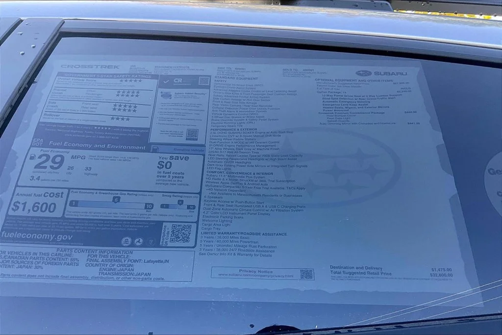 New 2027 ICE SILVER METALLIC Subaru Premium image 17