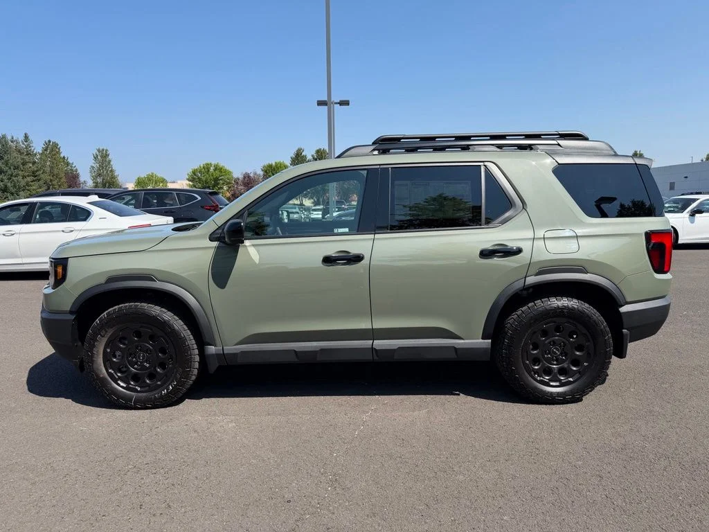 New 2026 Ash Green Metallic Honda TrailSport Elite Blackout image 5