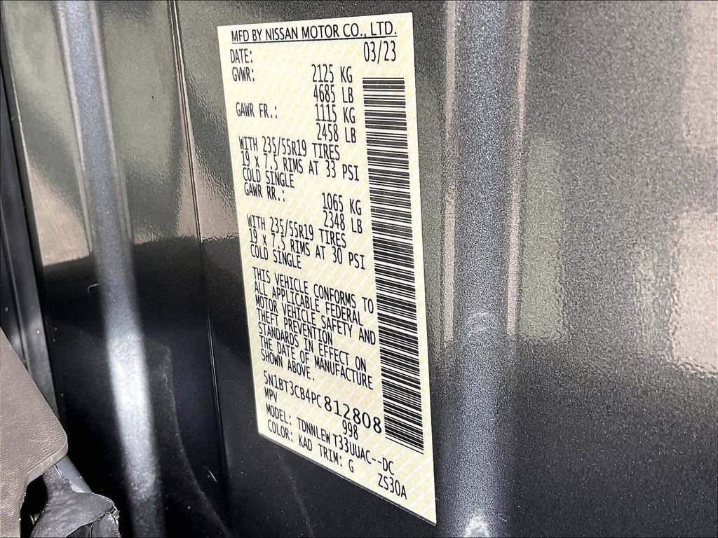 Used 2023 Gray Nissan SL image 33