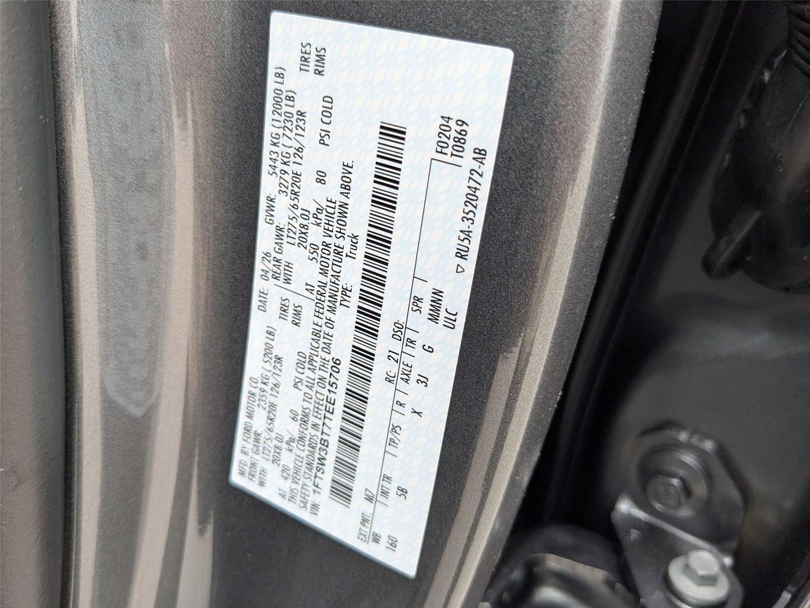 New 2026 Carbonized Gray Metallic Ford F-350® Lariat® image 36