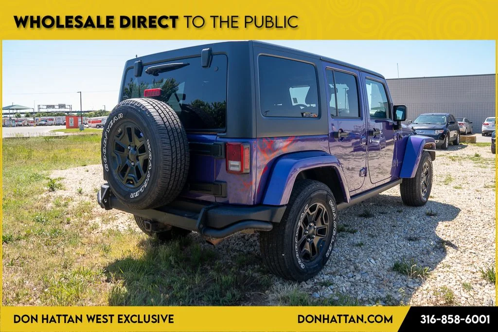Used 2016 Purple Jeep Unlimited Sahara image 24