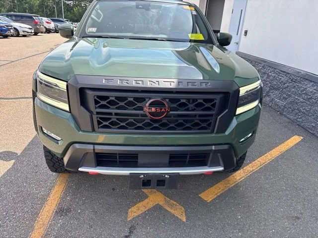 Used 2022 Tactical Green Metallic Nissan PRO-4X image 2