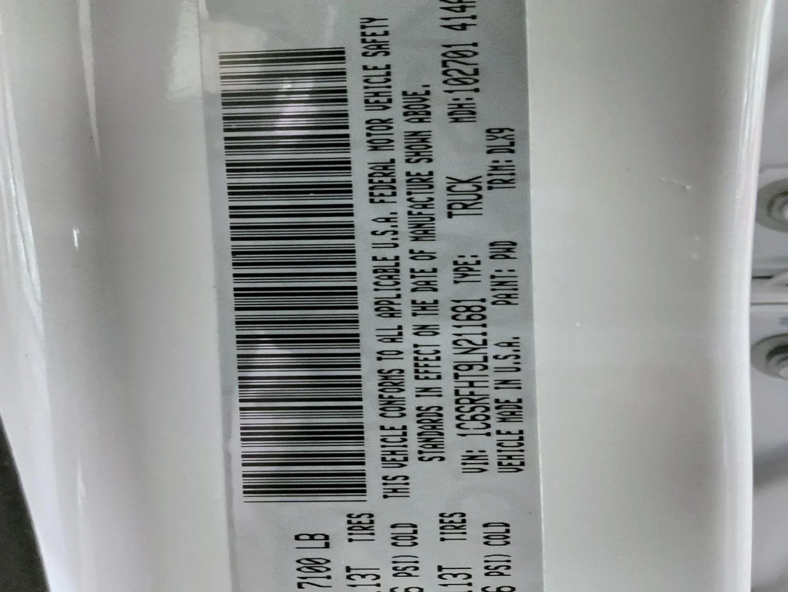Used 2020 White Ram Limited image 26