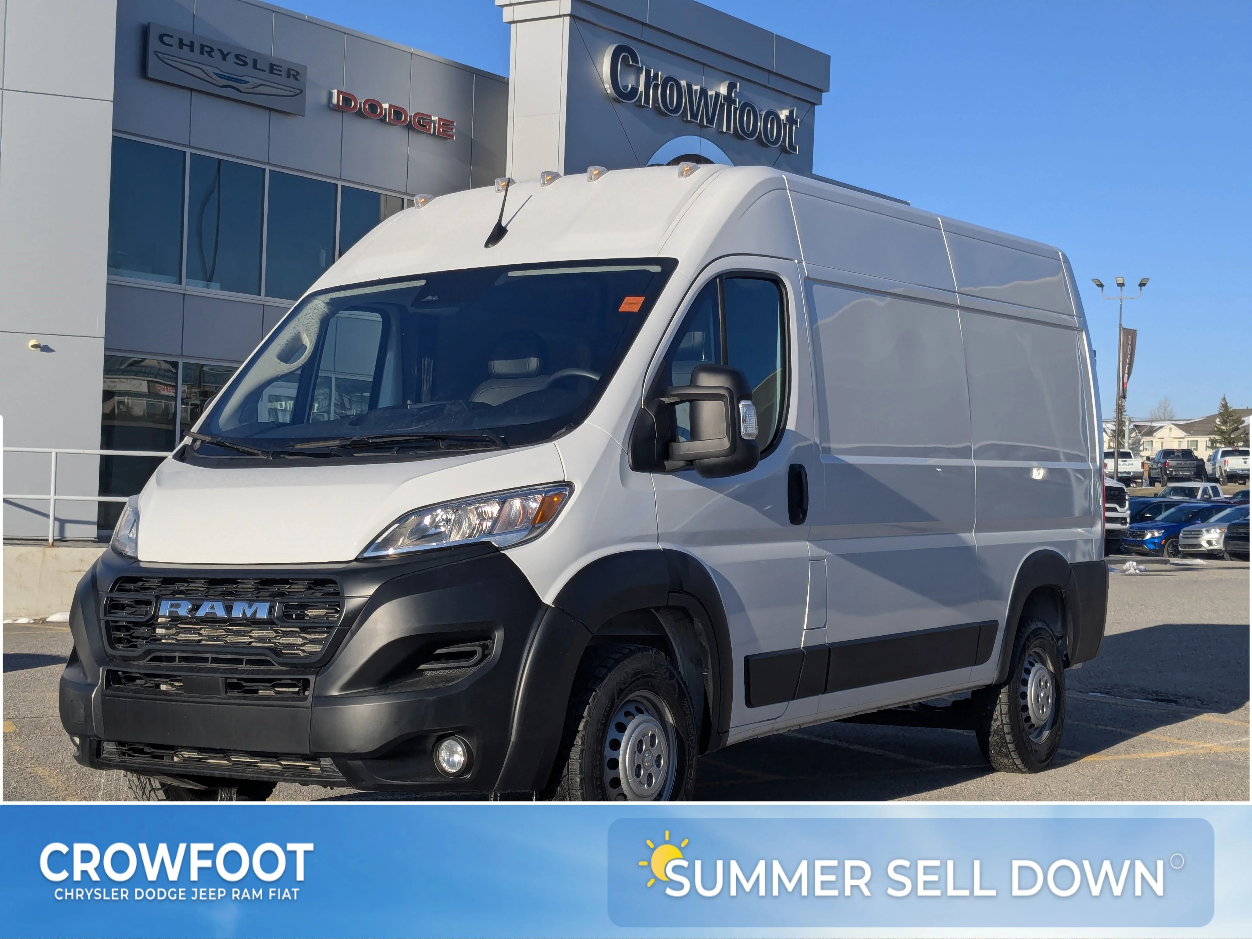 Used 2025 White RAM Tradesman - - Pkg 22B - Convenience Grp - Mopar Cargo Mat - Wall Paneling & More image 1