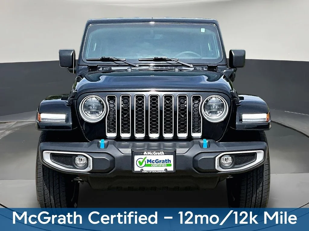 Used 2023 Black Jeep Sahara 4xe image 2