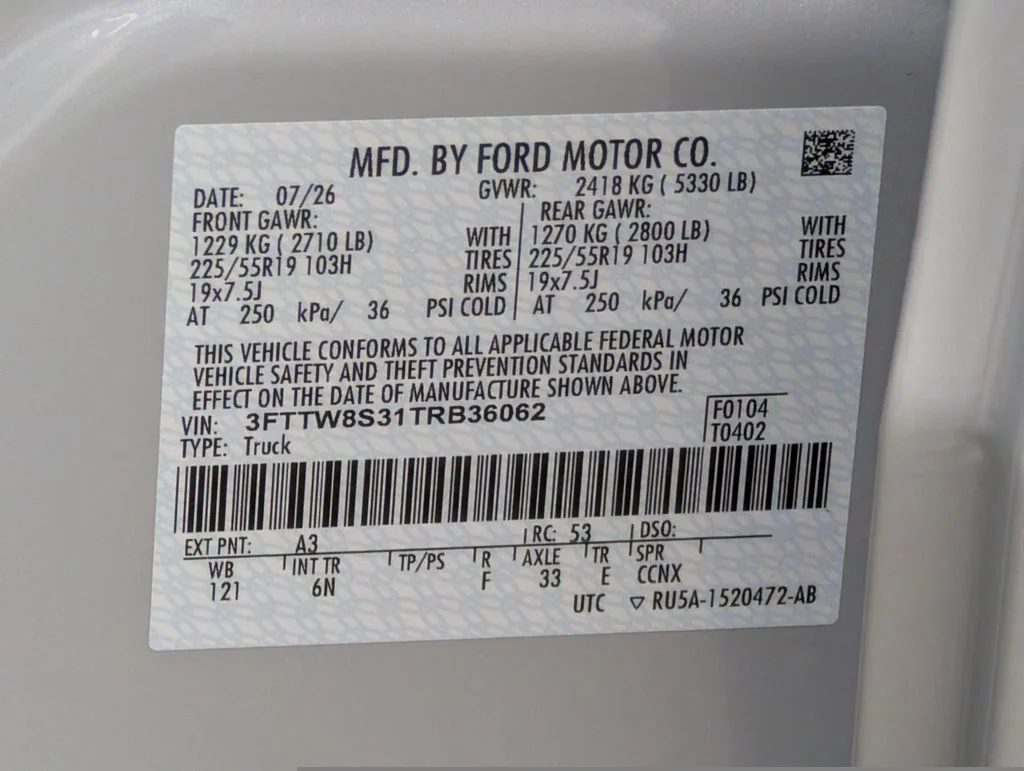 New 2026 Space White Metallic Ford Lariat® image 27