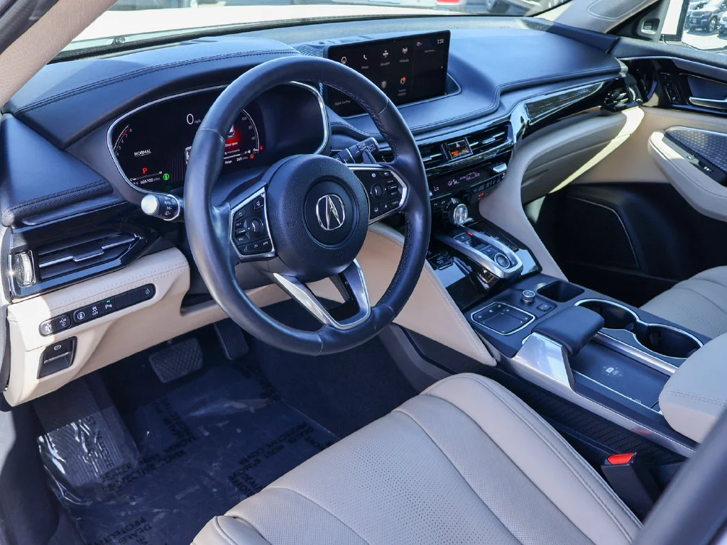 Used 2023 Platinum White Pearl Acura Advance image 11