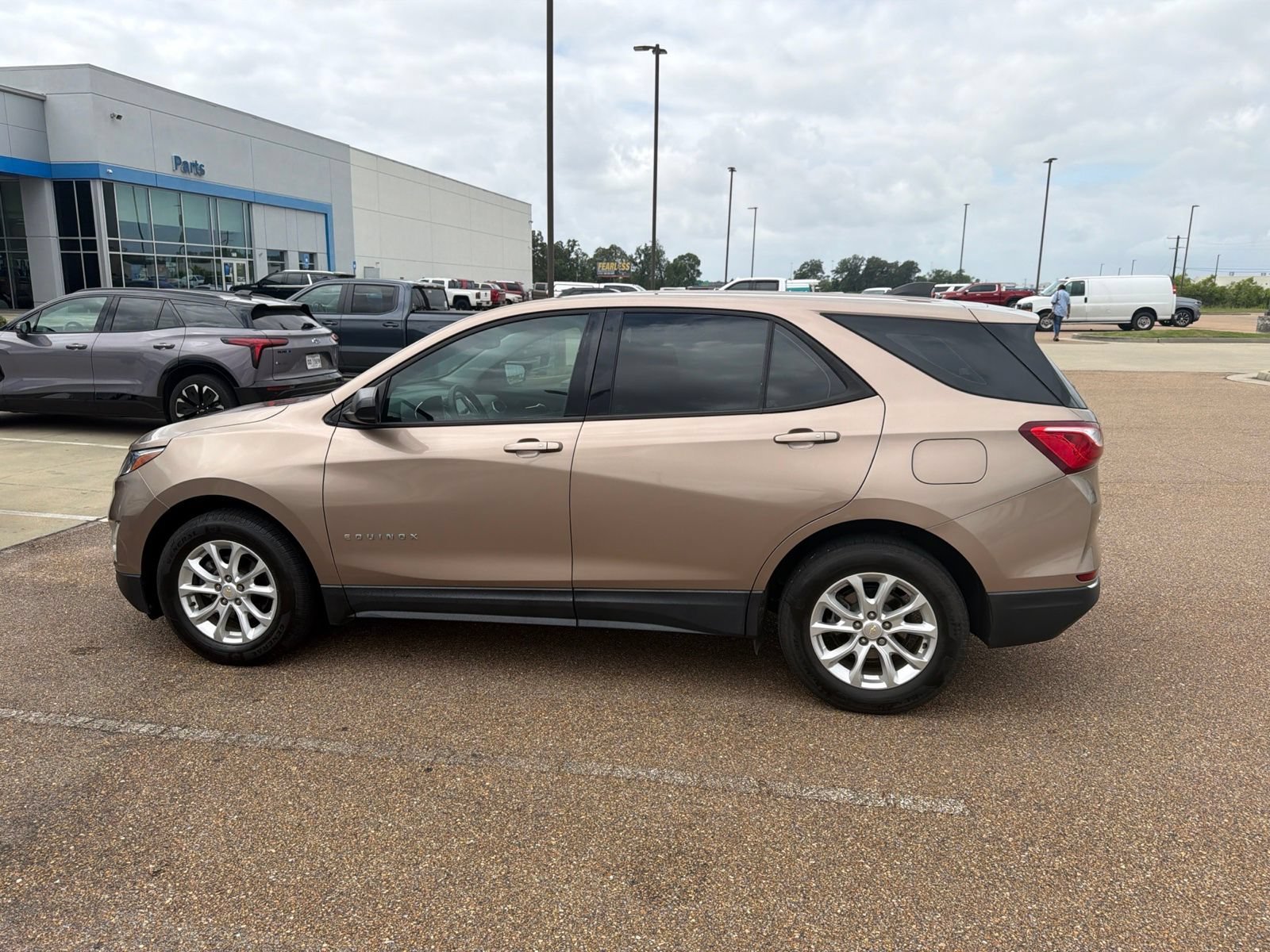 Used 2018 Chevrolet Equinox LS with VIN 2GNAXHEV8J6171615 for sale in Madison, MS