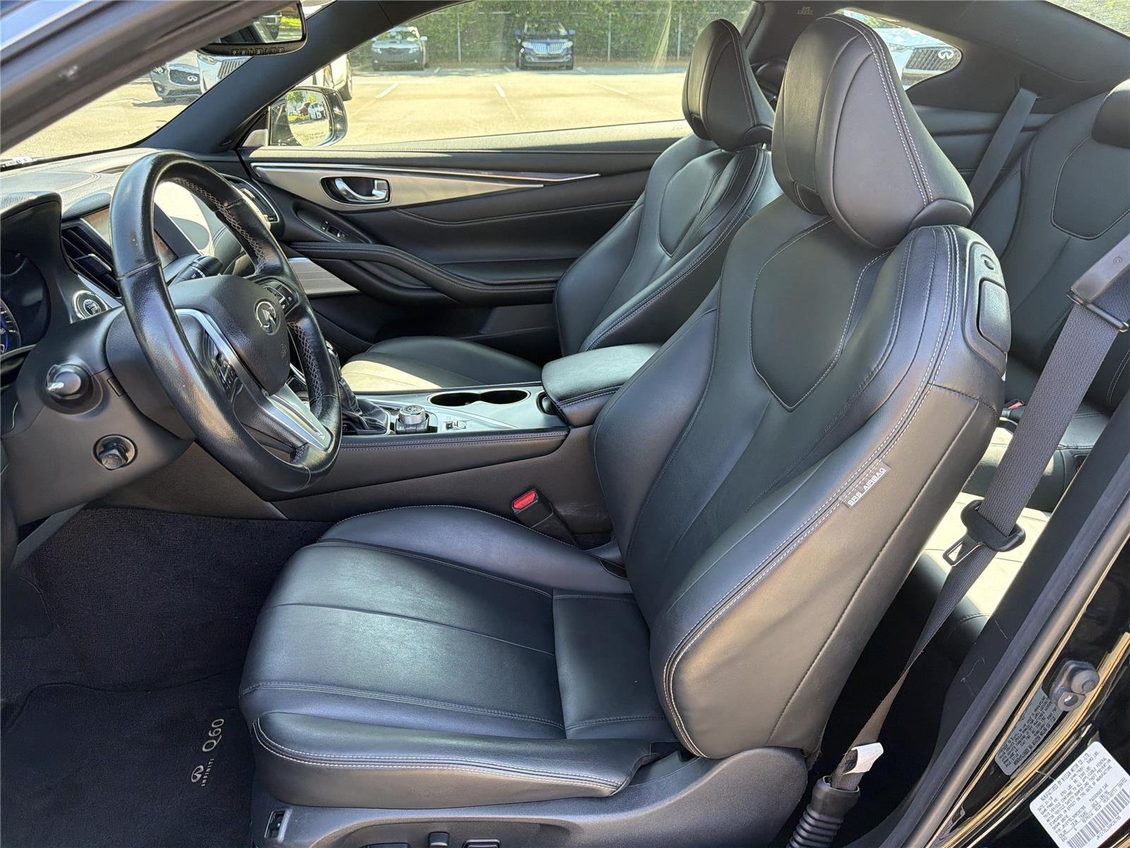 Used 2019 Black Obsidian INFINITI 3.0t LUXE image 17