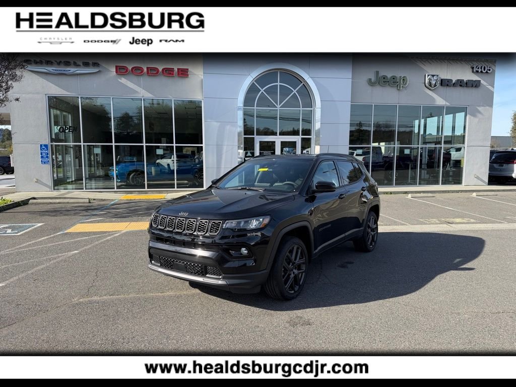 New 2026 Diamond Black Crystal Pearlcoat Jeep Limited image 1