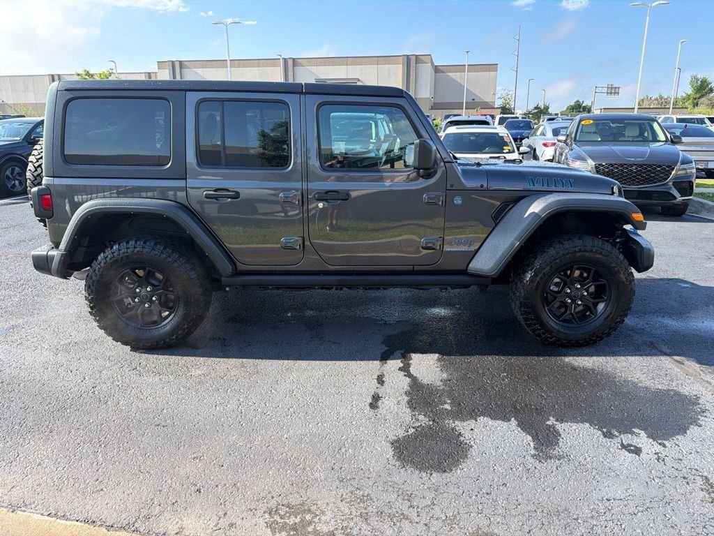 Used 2024 Gray Jeep Willys 4xe image 8