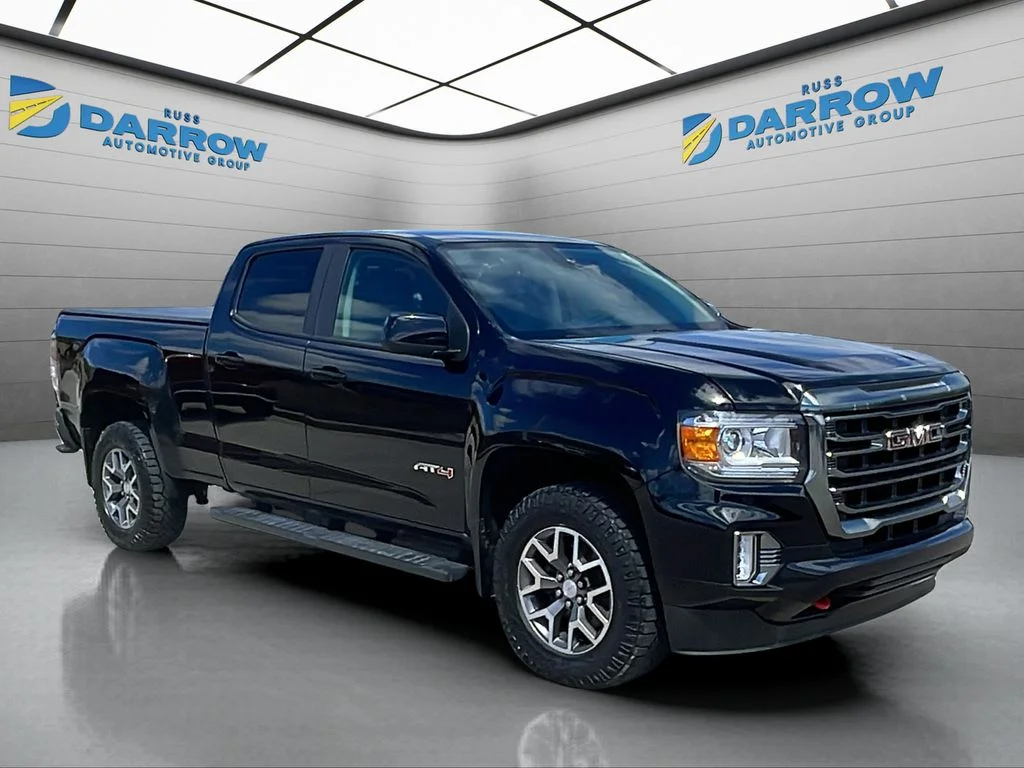 Used 2021 Black GMC AT4 w/Cloth image 7