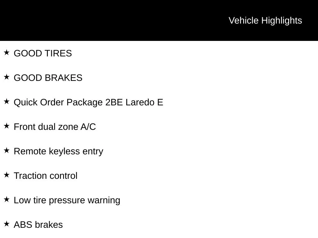 Used 2020 Bright White Clearcoat Jeep Laredo image 11