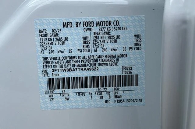New 2026 Oxford White Ford XL image 29