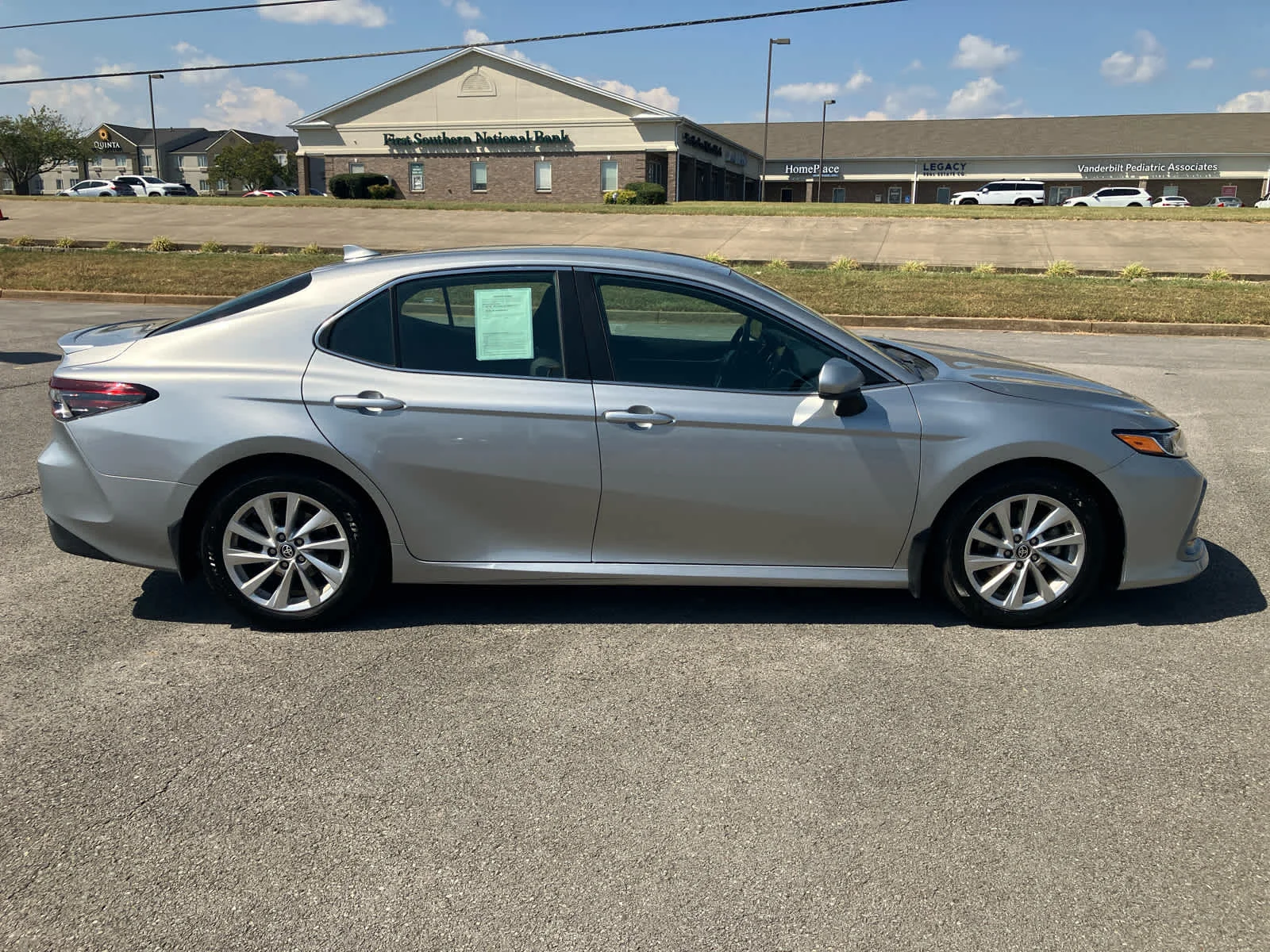 Used 2023 Celestial Silver Metallic Toyota LE image 8