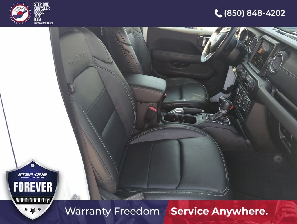 Used 2022 White Jeep Unlimited Sahara 4xe image 34